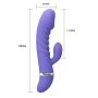 Sex wibrator ze stymulatorem łechtaczki 7tryb 18cm - 9