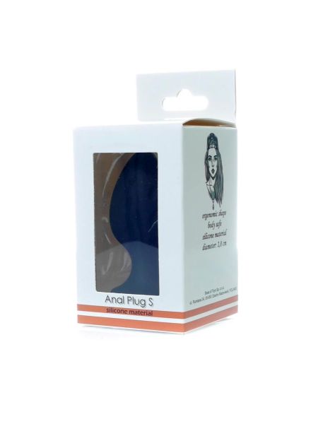 Silikonowy korek analny Boss Series Silicone Anal Plug S - 8