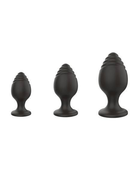 Zestaw korków analnych Boss Series Silicone Anal Plugs Set