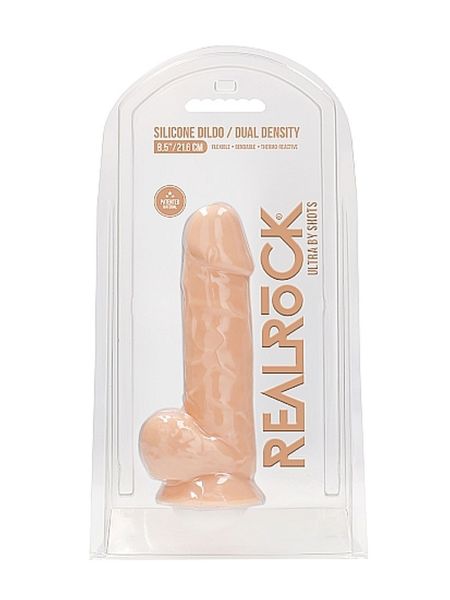 Gruby żylasty realistyczny penis przyssawka 21,5cm - 2