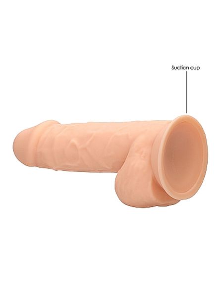 Gruby żylasty realistyczny penis przyssawka 21,5cm - 6