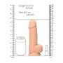 Gruby żylasty realistyczny penis przyssawka 21,5cm - 9