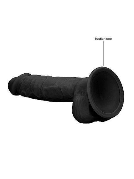 Gruby żylasty realistyczny penis przyssawka 17,8cm - 6