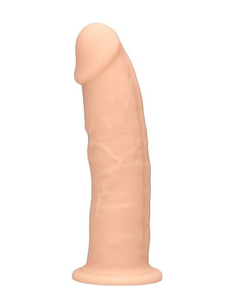 Żylaste silikonowe dildo mocna przyssawka 15 cm - 3