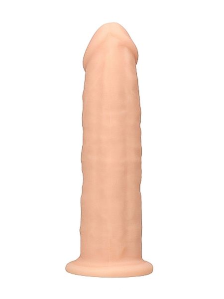 Żylaste silikonowe dildo mocna przyssawka 15 cm - 4