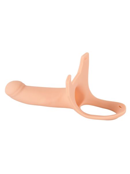 Strap-on dildo przedłużenie penisa elastyczne 26cm - 11