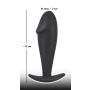 Silikonowy korek analny mały penis plug sex 10cm - 14