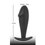 Silikonowy korek analny mały penis plug sex 10cm - 13