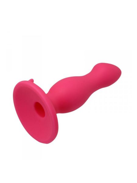 Silikonowy korek analny z mocną przyssawką sex 9cm - 4