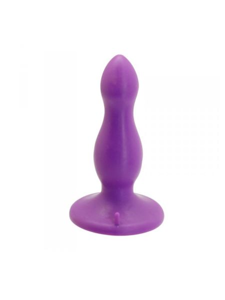 Silikonowy korek analny z mocną przyssawką sex 9cm - 2