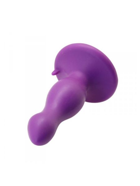 Silikonowy korek analny z mocną przyssawką sex 9cm - 3