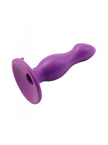 Silikonowy korek analny z mocną przyssawką sex 9cm - 4