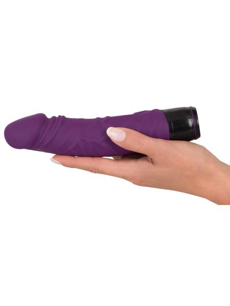 Silikonowy naturalny wibrator penis 20cm 7trybów - 7