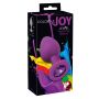 Silikonowy plug korek analny z kamyczkiem sex 7cm - 2