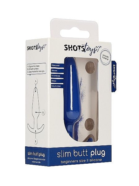 Wodoodporny silikonowy korek analny zatyczka 7,5cm - 2