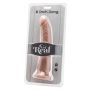 Smukłe zgrabne dildo z żyłami naturalny penis 20cm - 5