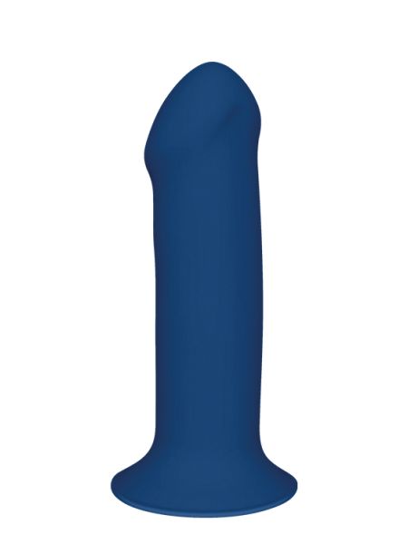 Gładkie silikonowe dildo z mocną przyssawką 18 cm