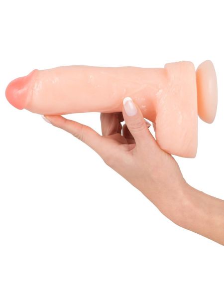Solidne dildo duże grube naturalny penis sex 23cm - 11