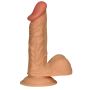 Solidne naturalne dildo jak penis przyssawka 17cm - 7