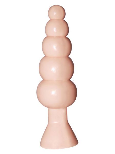 Sonda analna z kulkami do pupy sex przyssawka 20cm - 3