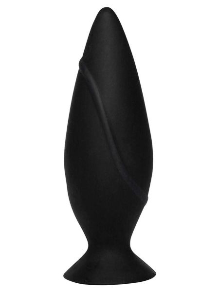 Spiczasty korek analny silikonowy sex plug 9cm - 4