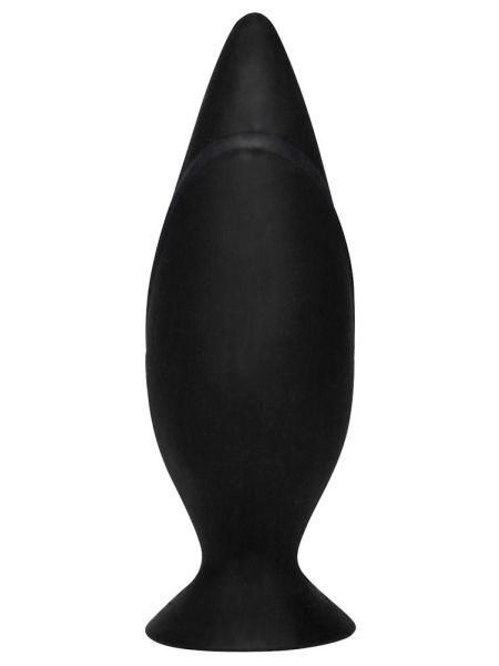 Spiczasty korek analny silikonowy sex plug 9cm - 5