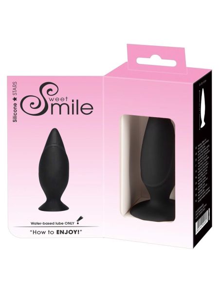 Spiczasty korek analny silikonowy sex plug 9cm - 8