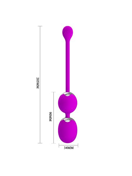 Sterowane pilotem kulki gejszy waginalne kegla usb - 5