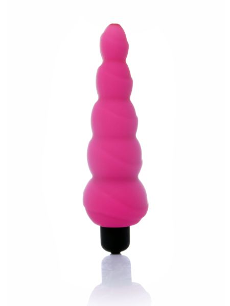 Stożkowy kulkowy korek analny silikonowy sex 14cm - 2