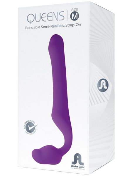 Strap On dildo bez paska z miękkiego silikonu 20cm - 2