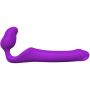 Strap On dildo bez paska z miękkiego silikonu 20cm - 2