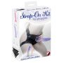 Strap-on na szelkach w zestawie dwa gumowe dildo - 3