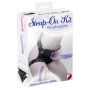 Strap-on na szelkach w zestawie dwa gumowe dildo - 2