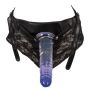 Strap-on na szelkach w zestawie dwa gumowe dildo - 14