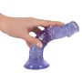 Strap-on na szelkach z żylastym giętkim dildo 19cm - 21