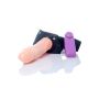 Strapon proteza penisa pusta dildo wibrator 16cm - 6