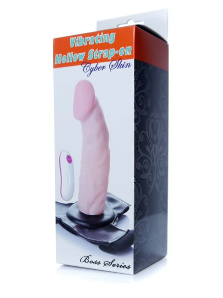 Strapon z cyberskóry dla mężczyzn pusty penis 20cm - 8