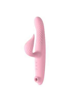 3 in 1 Thrusting Vibrator PINK