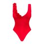 Strój kąpiel.-Cubalove kostium kąpielowy czerwony  XL - 6