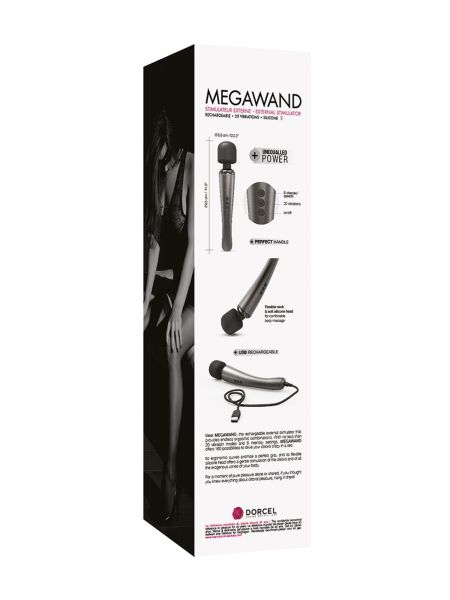 Wibrujący masażer łechtaczki różdżka Dorcel Megawand - 4