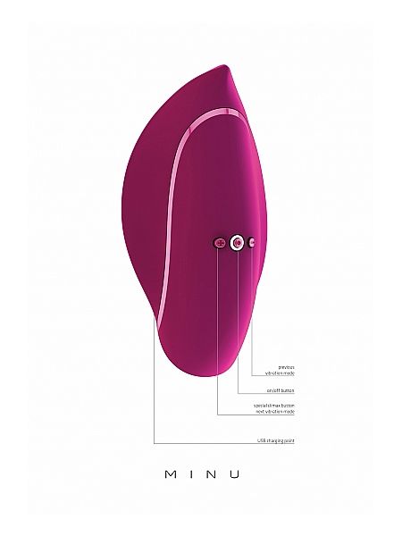 Stymulator Minu - Lay On Vibrator - Pink - 9