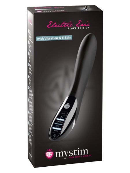 Stymulator-ELECTRIC ERIC ESTIM VIBRATOR BLACK - 3