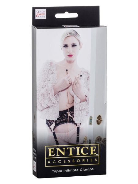 Stymulator-ENTICE TRIPLE INTIMATE CLAMPS - 4