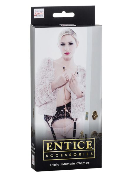 Stymulator-ENTICE TRIPLE INTIMATE CLAMPS - 3