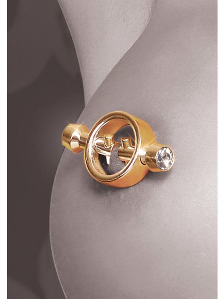 Stymulator-FF GOLD MAGNETIC NIPPLE CLAMPS - 6