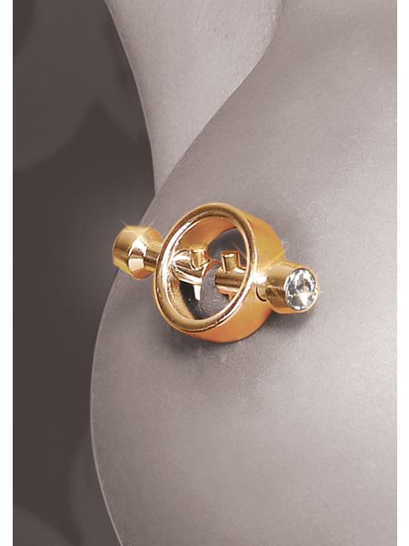 Stymulator-FF GOLD MAGNETIC NIPPLE CLAMPS - 5