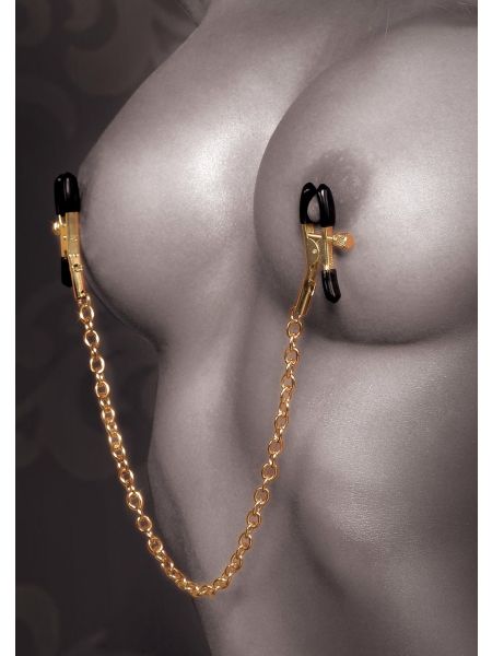 Stymulator-FF GOLD NIPPLE CHAIN CLAMPS - 5