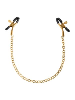 Stymulator-FF GOLD NIPPLE CHAIN CLAMPS