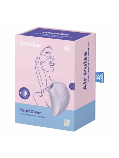 Bezdotykowy masażer łechtaczki Satisfyer Pearl Diver - 7