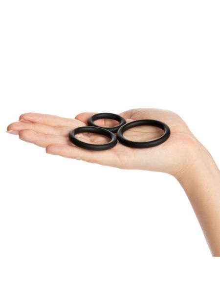 Zestaw 3 pierścienie erekcyjne na penisa jądra - 6